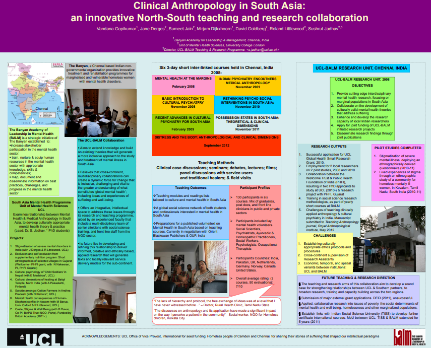 Clinical Anthropology in South Asia: An Innovative North–South Teaching and Research Collaboration featured image